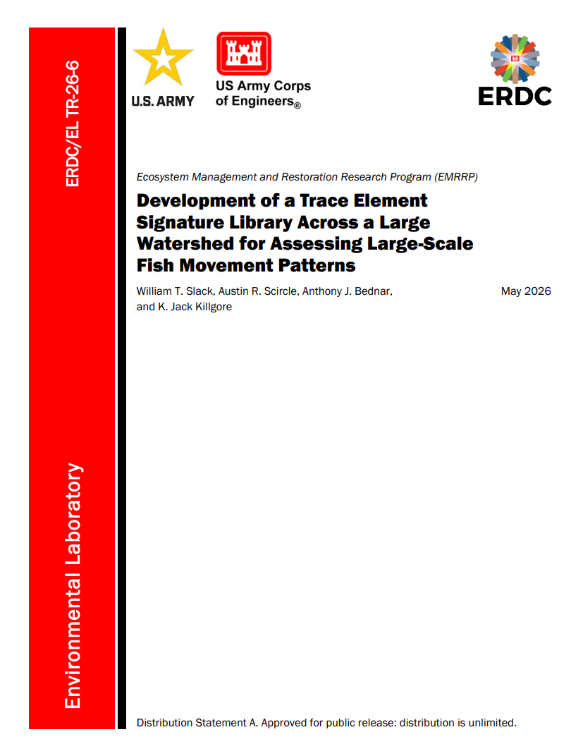 Cover for Technical Report ERDC-EL-TR-26-6